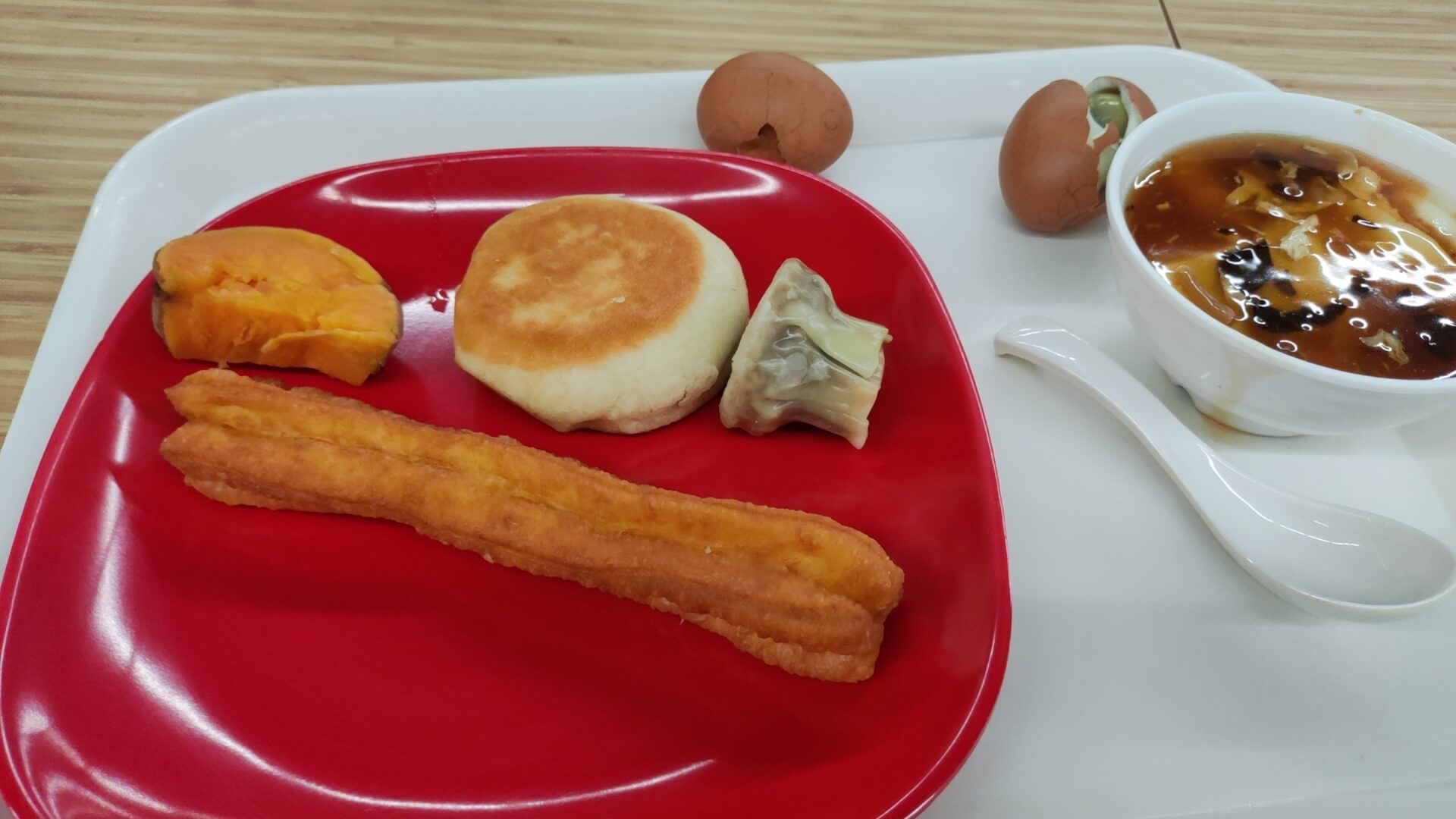 免费的百度食堂早餐