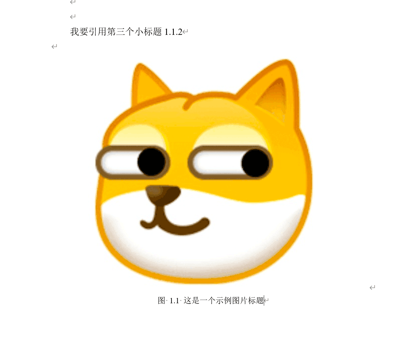 格式化好的图片标题